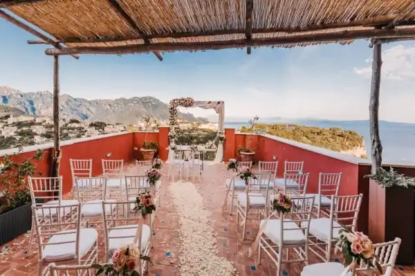 Matrimonio simbolico a Palazzo Pascal Costiera Amalfitana